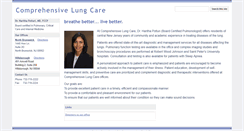 Desktop Screenshot of mylungdoctor.net